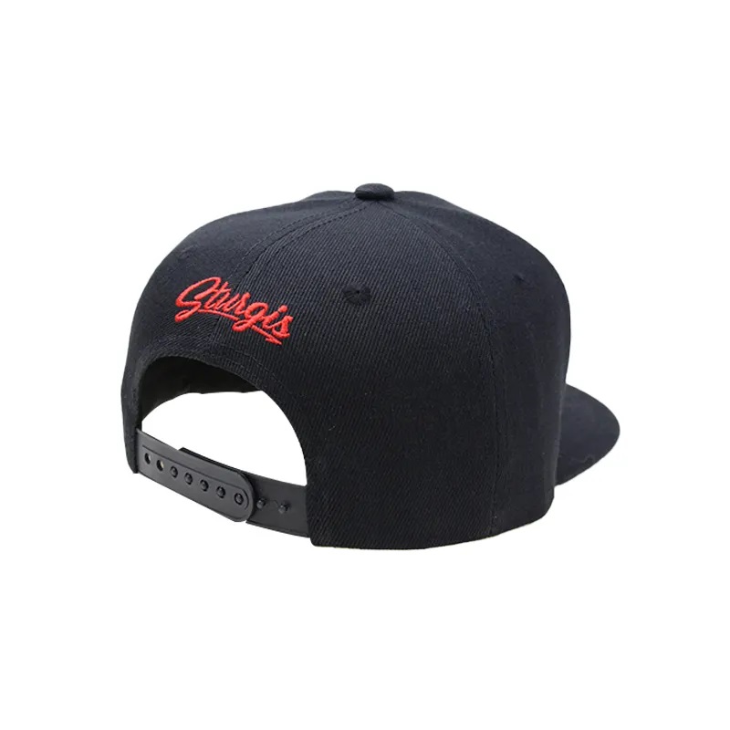 Бродерия памук плосък ръб възрастни обикновени мъжки хип -хоп шапки 5 панел Персонализирайте шапки за щракване с шапки с персонализирано лого