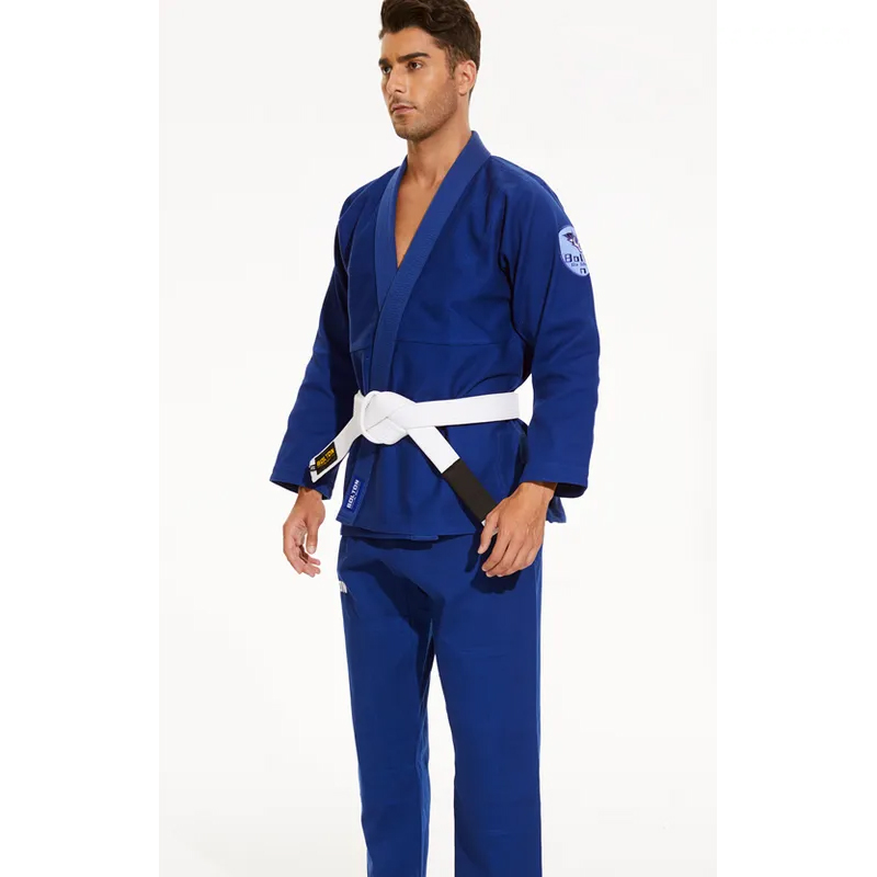 2023 Промоции на производителя Висококачествена трайна дишаща тъкан BJJ Kimono, Pakistan BJJ GI в ярко синьо