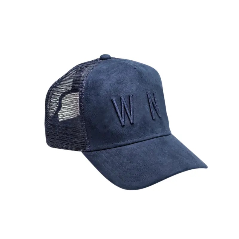Фабрика по поръчка 5 панел Velvet Mesh Caper Cap 3d бродерия лого велур шапка на камион