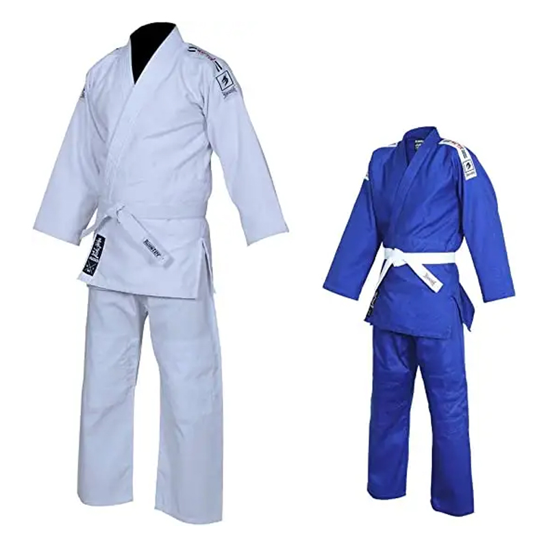 Китай доставчик на едро на едро от премиум униформи bjj kimono bjj gi jiu jitsu gi blue judo gi,