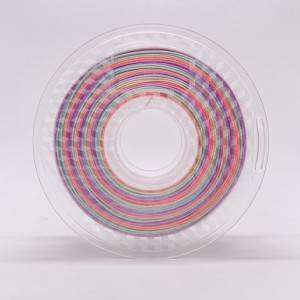 Silk Rainbow Multicolour PLA Filament Pastel Color1.75mm 3D принтер PLA нишка