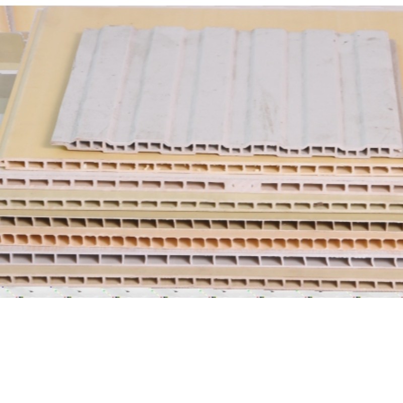 PVC дървена стенна табла и серия от външна стена на PVC