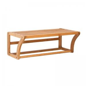 Бамбуков рафт за монтаж на стена с кърпи