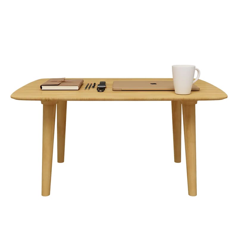Бамбук край на таблица 31 инч кафе чай за чай за хол хол домашно мебели