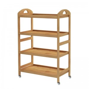 Преленото превозно средство за управление на съхранение е трайно и лесно се придвижва автомобил за съхранение на бамбук