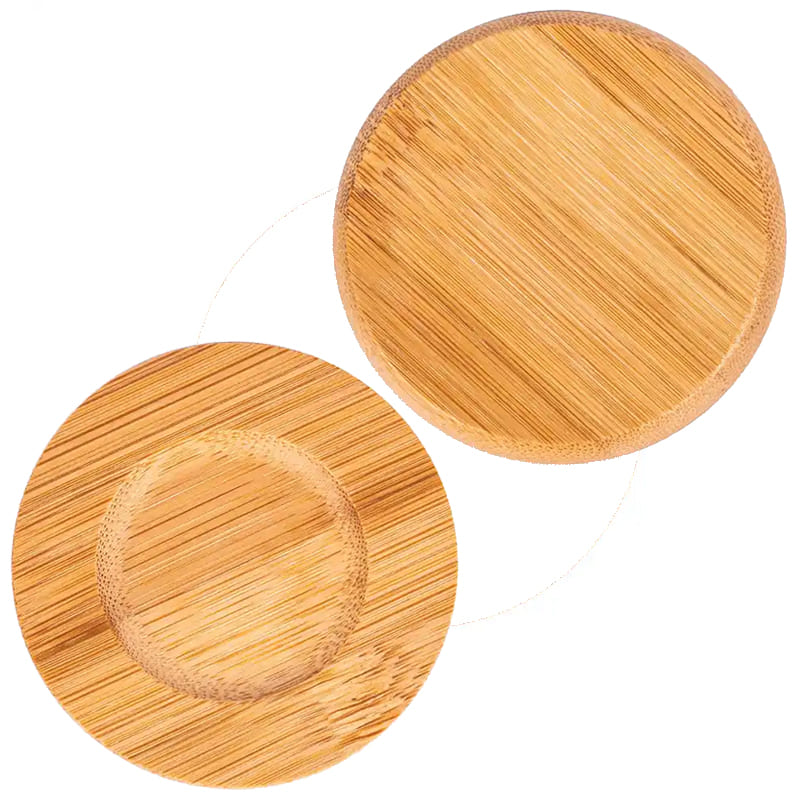 Висококачествен персонализиран комплект Bamboo Coaster