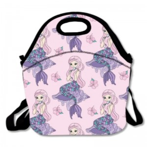 Неопренен чанта за пикник за пикник за пикник с каишка термично изолирана кутия за обяд за обяд