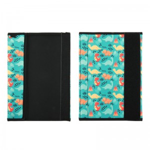 Atucare деца отразяващ неопренов памучен колан за предпазен колан от черен миещ се