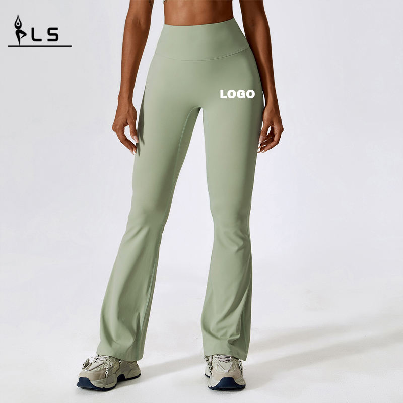 SC101110 Scrunch Butt Flare Flare Greadings Yoga Pants for Women Butt Butting Legnings Sports Flared Yoga Pants