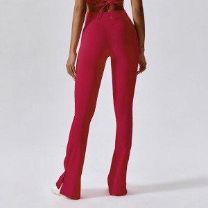 SC10119 на едро Цена фитнес йога гамаши панталони жени за възрастни стърчащи плячка Фитнес гамаши Push Up Yoga Pants