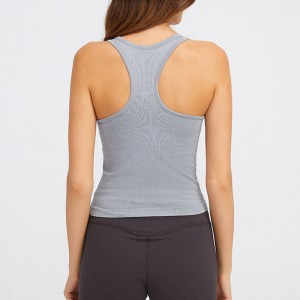 SC10243 Vest Sportswear Workout Yoga Tank Top за жена бягаща жилетка Атлетично фитнес износване на резервоара
