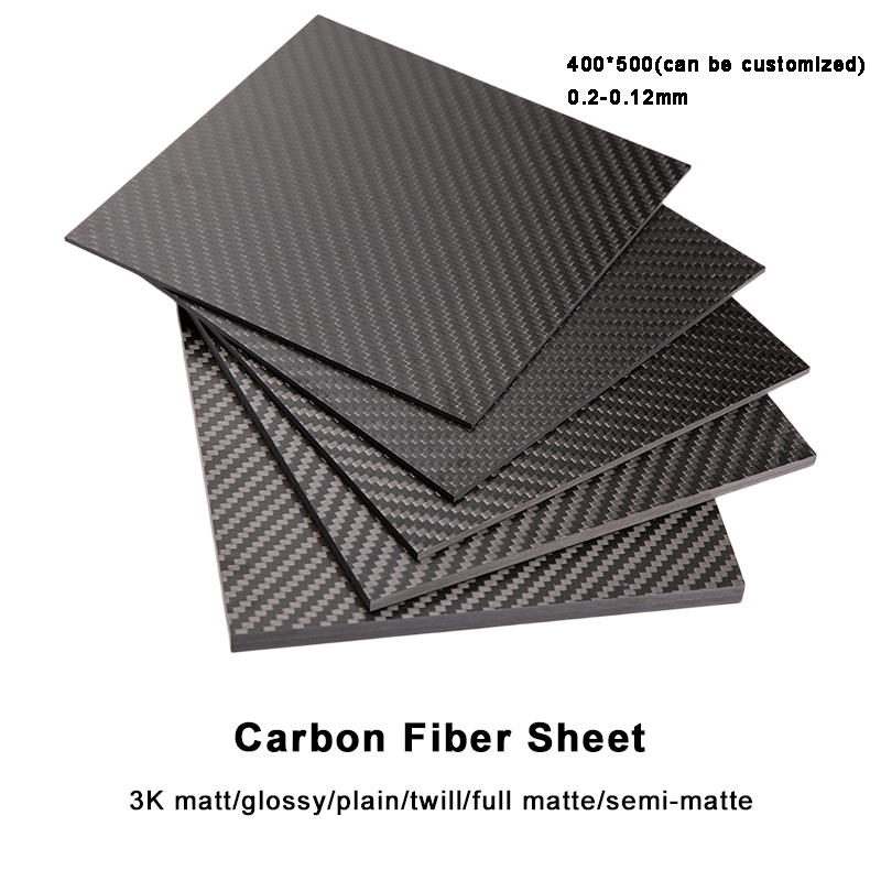 3K лист с въглеродни влакна с висока якост за продажба