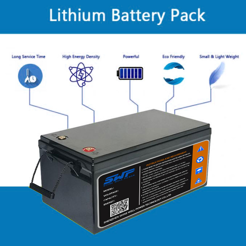 12.8v100ah Сменяща се батерия с оловна киселина за фототермално генериране на енергия Lifipo4 клетки за домашно съхранение на енергия
