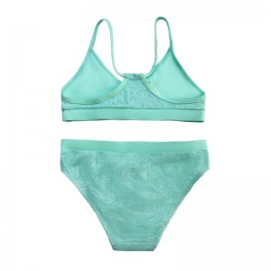 Едно парче плътен цветен бански костюм за деца