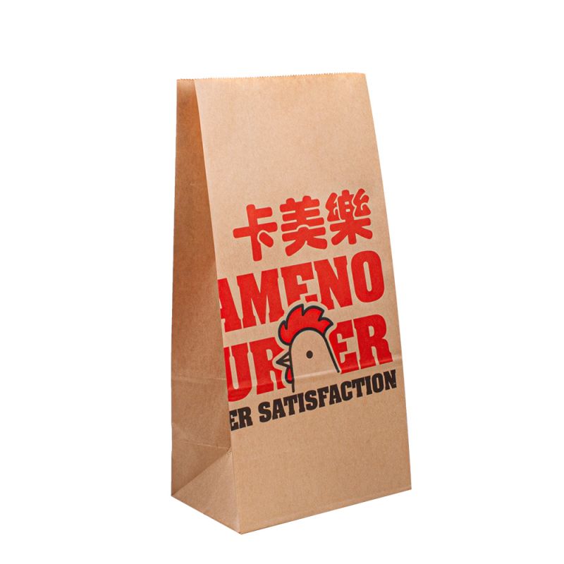Bolsas хартия Носете чанти Kraft Bag Custom Food Bolsas Хартиени торбички за опаковки за храна