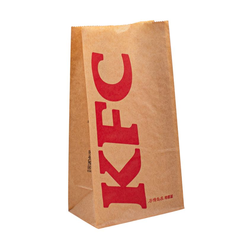 Водоустойчиви чанти за опаковане на хартиени опаковки за бързо хранене/хлебни стоки