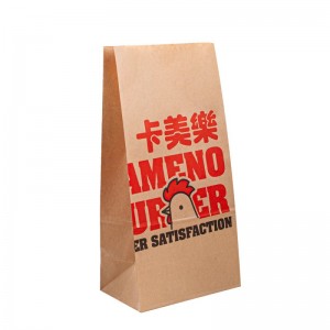 Водоустойчиви чанти за опаковане на хартиени опаковки за бързо хранене/хлебни стоки