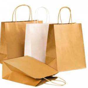 Крафт хартиена чанта със собствено лого