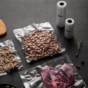 Фабрична храна Пластмаса 20x 30 торбички за вакуумни уплътнения на FoodSaver, 7 слоя хранителни торбички за съхранение на хранителни ...