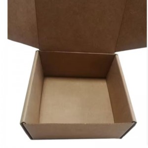 Хартия Kraft Paper Box Box Чанта за портфейл от печат гофрирана кутия Рециклиране на опаковка за подарък за хартия Здраво качество