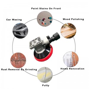 Автоматичен пневматичен шлифовъчен индустриален механичен шлифове 3/4/5/6 инча/square полираща машина