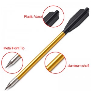 Elong външен 110301 6.5inch crossbow болтове кухи алуминиев въглероден стомана точка за лов на стрелба с лък