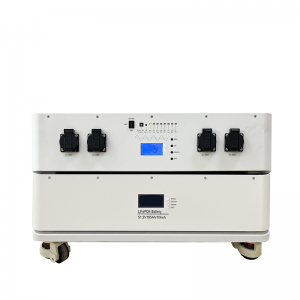 Подреждаща се енергийна домашна съхранение 10kWh Battery Lithium Battery Storage 51.2V 190A с 6000W инвертор