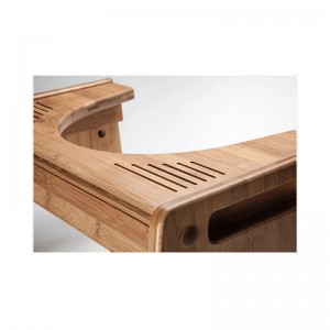 Бамбуково тоалетна столче за баня