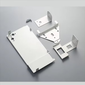 Услуга за производство по поръчка Черно прахово покритие Алуминиево щамповане Огъване Щанцоване Формиране на части за количка з...