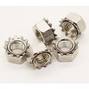 комбинирани гайки с шестоъгълна пружинна шайба/К-контрагайка