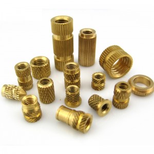 Месингова назъбена щора с резбови вложки гайка