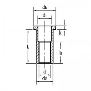 цинк-занитена гайка с цветно покритие с вдлъбната глава