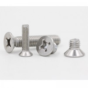 винт с вдлъбната глава с кръстосана вдлъбнатина