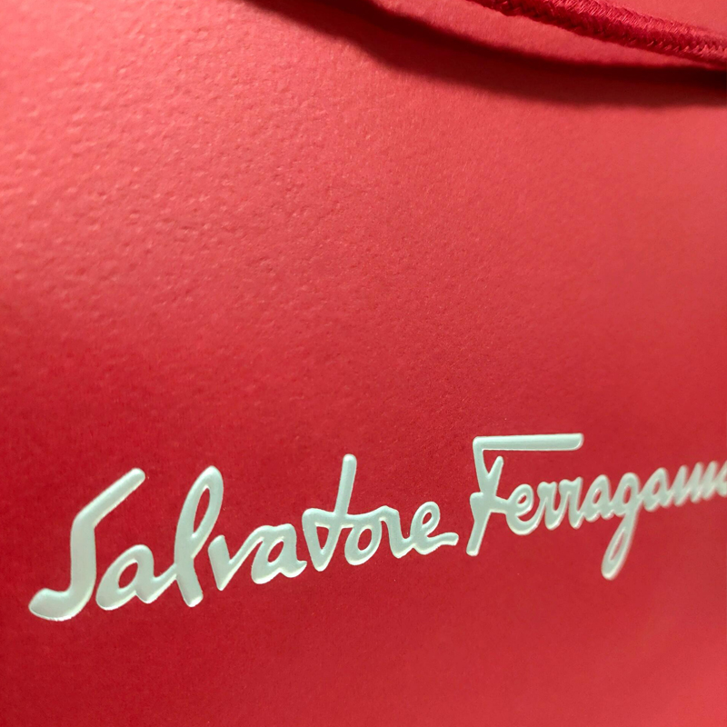 Яркочервена луксозна крафт чанта