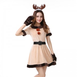 Ново - Коледни униформи в стил, Дядо Коледа - Клаус - Тематични дървесни поли, кръст - Гранични коледни украси за едро232 Цена:$139.99