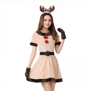 Ново - Коледни униформи в стил, Дядо Коледа - Клаус - Тематични дървесни поли, кръст - Гранични коледни украси за едро232 Цена:$139.99