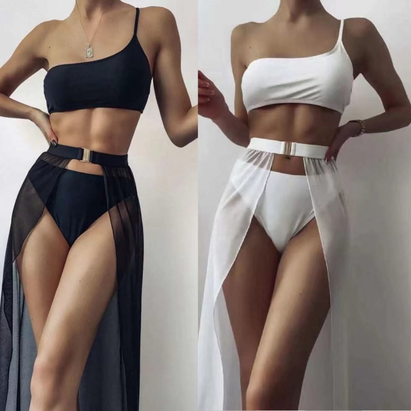 2025 Мода Нов стил Европейски и американски стил дантела-Up Sexy Backless Bikini три-Комплект парче, бански костюм без гръб, наличен на склад V041 Цена:$79.99