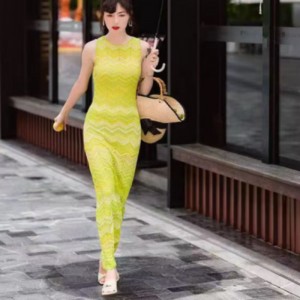 Летен плетен кръгъл врат с дълъг ръкав Интеркултор Кардиган, V-Шия без ръкави с дълъг плетен райета рокля