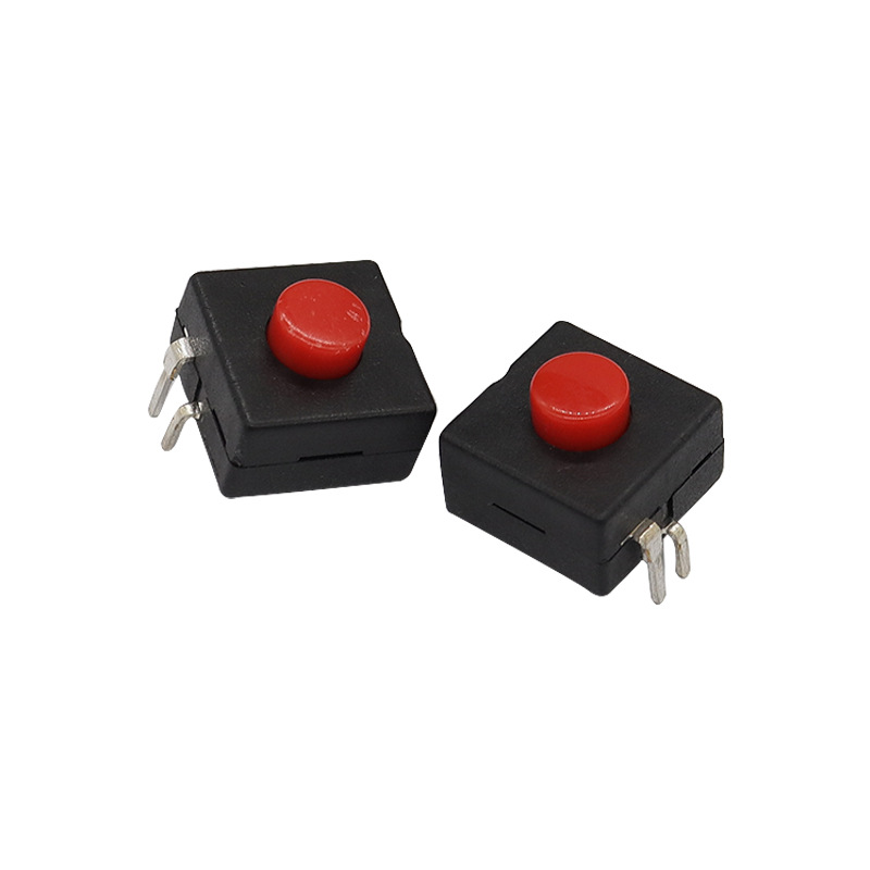 Push Switch HR12*12*9-2, превключвател за фенерче, светодиоди два-Включване и изключване на захранването на щифта, нулиране на бутона Микро превключвател