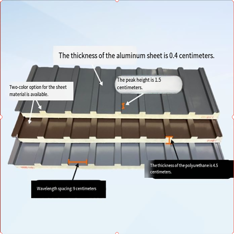 Алуминиеви панели за покрива на Голямата стена-Оформен дизайн с топлинни изолационни свойства