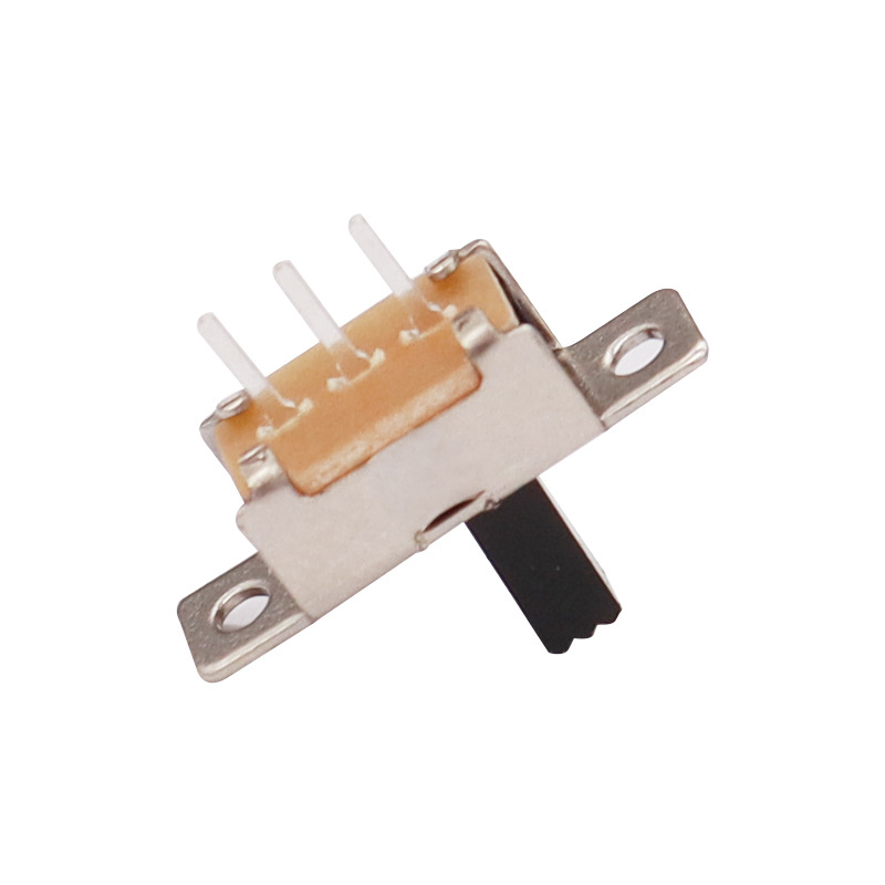 Slide Switch SS12D07 за малки домакински уреди, 2-скоростна единична-Ред 3-щифт хоризонтална, лента вертикална