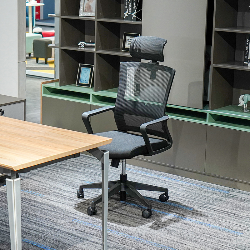Модел BGY001 Ергономичен мрежест стол на едро - Дишащ извит гръб с височина-Регулируеми ръце за учене, офис и дълги седнали сесии