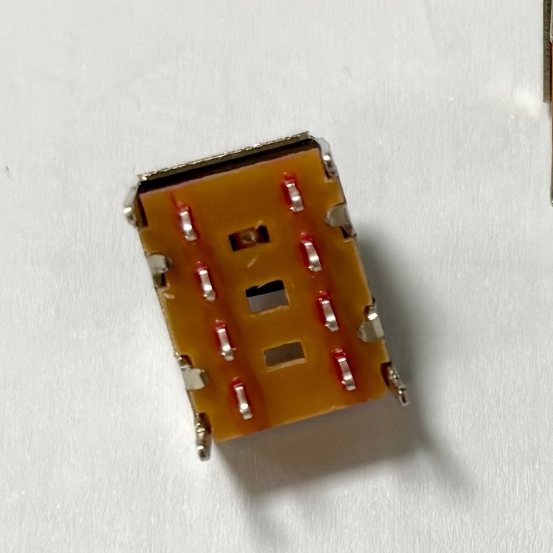 плъзгач SS23F06 3-позиция, 10-щифт дизайн за LED светлини -- Dongguan Factory Direct